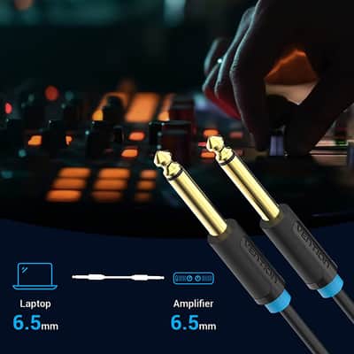 VENTION 6.35mm to 6.35mm Guitar Cable 2m (RRP £12.99) from Sinners Music image 4