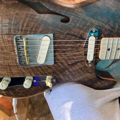 Legacy Claro Walnut Hollow Telecaster - Custom Guitar - Hand Made 2024 - Natural Satin Nitro image 14