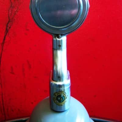 Vintage RARE 1930's Shure 70H crystal microphone w Shure S-36 stand and A84B adapter 55 55S 737A image 9