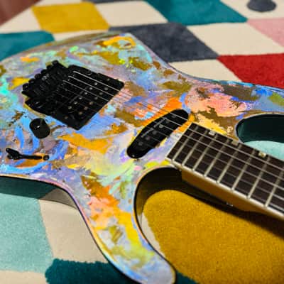 ESP Mirage Deluxe 1989 - Holoflash -Jackson Lawsuit Headstock image 4