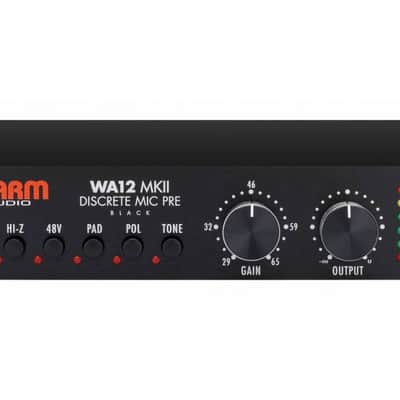 WARM AUDIO WA12 MKII BLACK Preamplificatore microfonico image 1