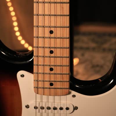Squier Bullet Stratocaster with Tremolo and Laurel Fretboard 2019 - Brown Sunburst S/N ICS19** image 8
