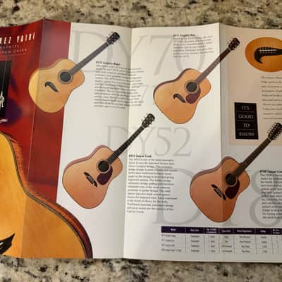 Alvarez Yairi Brochure 90s DY70 DY52 DY71 DY80 image 4