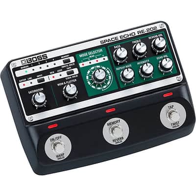 BOSS RE-202 Space Echo Effects Pedal - BLACK image 4