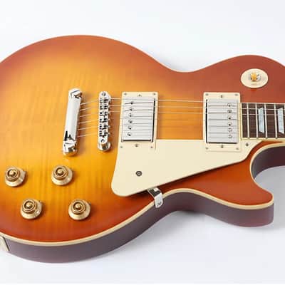 Immagine Epiphone Inspired by Gibson Custom 1959 Les Paul Standard Electric Guitar - Iced Tea Burst - 3