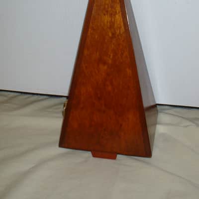 Antique Wood Metronome de Maelzel by Seth Thomas Clocks in No 5 Mahogany, Fully Restored, Brass Trim image 3