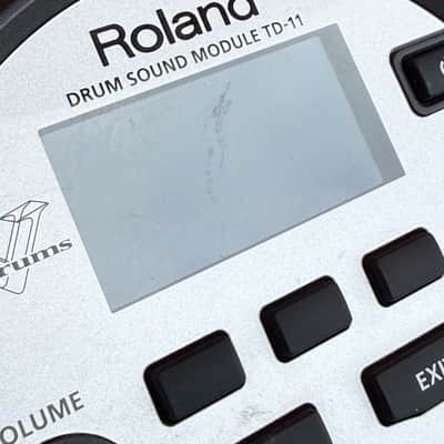 Roland TD-11 V-Drums Drum Sound Module w Cable Harness Power Supply Mount image 4