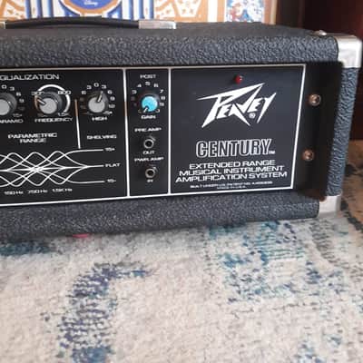 Peavey Century 200H Guitar Bass Amp Head 1970s/1980s - Black image 1
