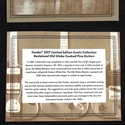 Amazing Fender LE Exotic Collection American Vintage '59 Pine Stratocaster 2017 - Natural image 24