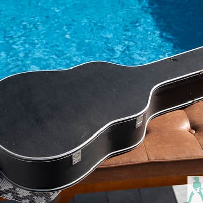 Classic Yamaha FG-401W 1970's Japanese Dreadnaught Acoustic with Hummingbird / Dove Swag! - Natural image 16