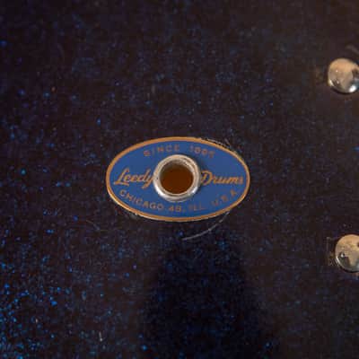 1965 Leedy Shelly Manne Sparkling Blue Pearl Drum Set image 13