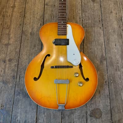 1965 Epiphone E422T Century Sunburst with hard shell case image 12