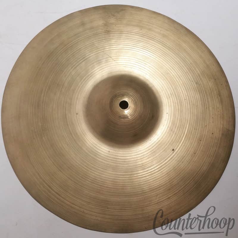 *Zildjian 13"Hi-Hat/Crash Cymbal 520g Thin Turkish USA B20 Vintage 40s Avedis A* image 1