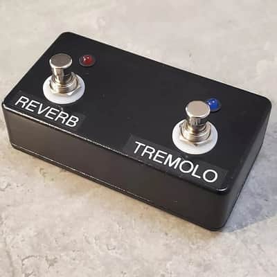 Custom Pedalboard-Friendly Footswitch for Vox AC15/AC30 with Red/Blue LEDs (VFS2A Style) - No TRS Cable image 2