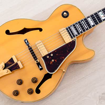 1980 Ibanez George Benson Signature GB10 Archtop Electric Guitar Natural Near-Mint, Japan Fujigen image 1