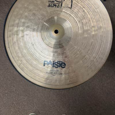 Paiste 14" Alpha Medium Hi-Hat Cymbal (Bottom) 2010 - 2016 - Brilliant image 1