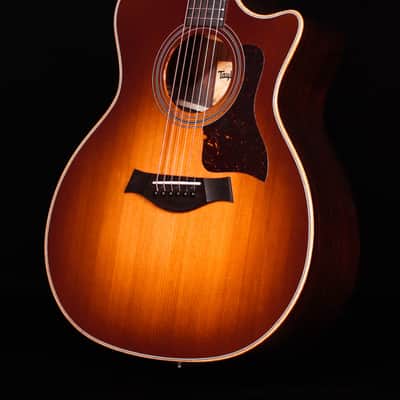 Taylor 414ce Studio Acoustic Electric Guitar, Honey Sunburst Collection image 2