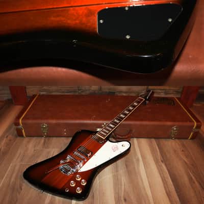 1999 Gibson Firebird V  Vintage Sunburst / Bigsby on Vibrate  / String spoiler / Banjo tuners image 24