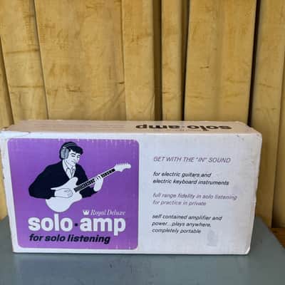 Royal Deluxe Solo Amp powered headphones for guitar 1970s image 4