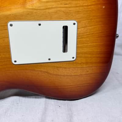 Fender American Stratocaster Guitar with Gator Case 2016 - Sienna Sunburst / Maple neck image 14