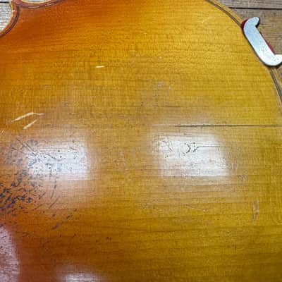 Vintage Czech Stradivarius Copy Violin Husk for parts/repair project image 9