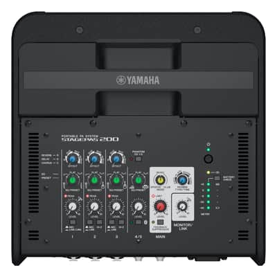 Yamaha STAGEPAS200 Portable 8" Powered PA with 5-Input Mixer image 10