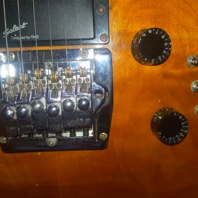 Hohner Professional SG Lion 1987-1994 - Amber flame maple image 7