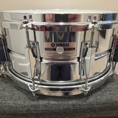 Yamaha 9000 Series Recording Custom Aluminum Snare SD965AE 14x6.5 MIJ image 1