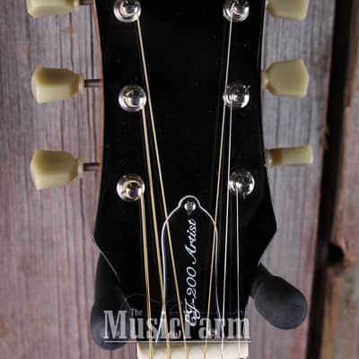 Epiphone Limited Edition EJ200 Artist Acoustic Guitar Jumbo Vintage Sunburst image 8
