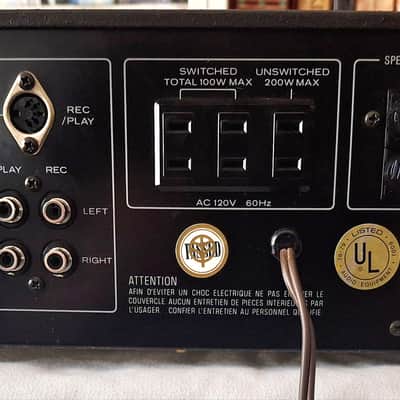 Kenwood KA-5700 Stereo Integrated Amplifier, New Speaker Terminals & LED image 4