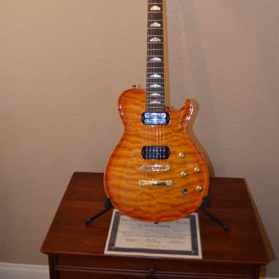 Zion Phil Keaggy Primera Honey Burst - ONE of only 10 made - Seymour Duncan Custom Shop - Quilt top image 4