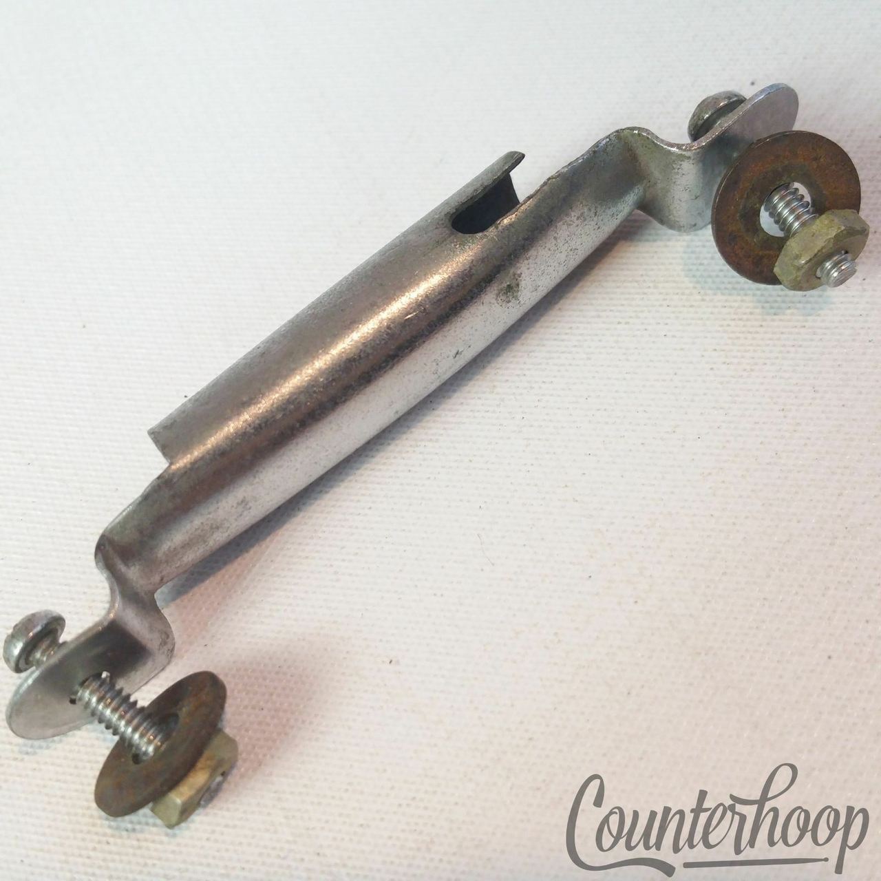 Slingerland Marching Snare Drum Key Holder Mount Nickel Parade Vintage 50s 2 3/8 — main photograph
