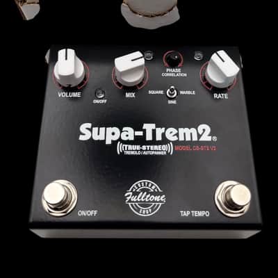 Fulltone Custom Shop Supa-Trem 2 V2 2019 - Present - Black X8004 image 1