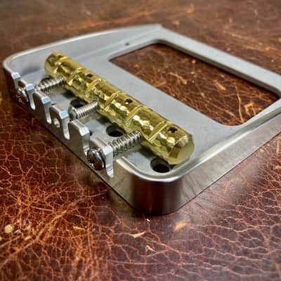Van Dyke-Harms Filtertron/Bigsby Bridge and Monolithic Saddle Combo 2024 - Stainless Steel image 2