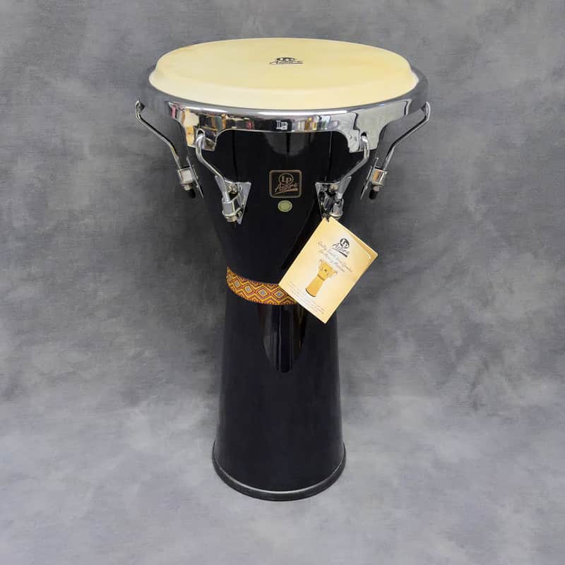 LP Aspire LPA630-BKWC Tunable Wood Djembe, 12.5" Head image 1