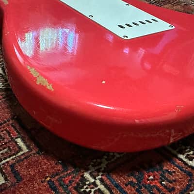 Fender Custom Shop '60 Reissue Relic Stratocaster 2022 Fiesta Red image 15
