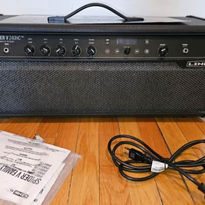 Line 6 Spider V 240HC MkII 240-Watt Digital Modeling Guitar Amp Head 2019 - 2021 - Black image 2
