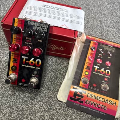 Demedash Effects T-60 Analog Modulator 2021 - Black image 3