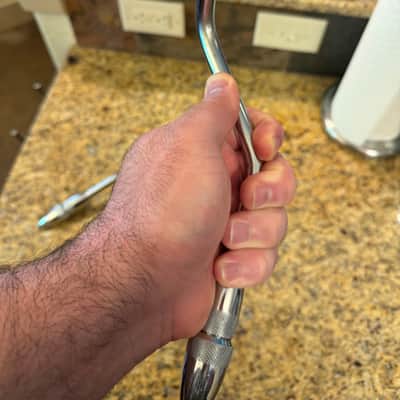Ayotte Gull Wing Bass Drum Spurs 1994 - Chrome image 5
