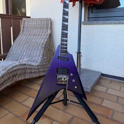 ESP E-II Alexi Laiho Signature Ripped - Purple Fade Satin with Pinstripes image 2