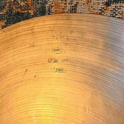 RARE Vintage Zildjian ISTANBUL K PAPER THIN HIHATS 12” at Only 393 Over 406 g! ULTRA LIGHT WHISPY! image 3