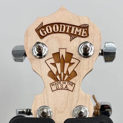 Deering USA Made Goodtime 2 Resonator 5-String Banjo Closed Back Natural NEW w/ Softcase image 2