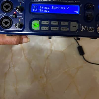 Peavey MuseBox Virtual Instrument and Effects Module 2010s - Blue image 11