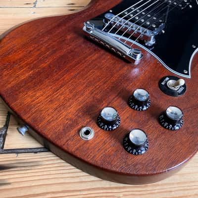 Gibson SG Special Electric Guitar Faded Moon Inlays 2003 * Headstock Repair image 3