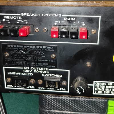 Marantz Model 2225 25-Watt Stereo Solid-State Receiver 1976 - 1977 - Fully Restored Silver with WC22 FactoryWood Case image 11
