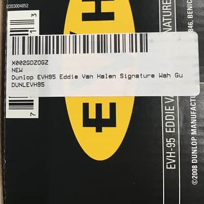 Dunlop EVH SIGNATURE WAH CRY BABY PEDAL LATE  - BLACK/YELLOW image 10
