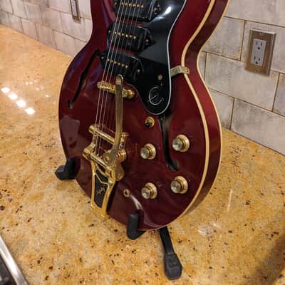 Epiphone Riviera Custom P93 2011 - 2019 - Wine Red image 4