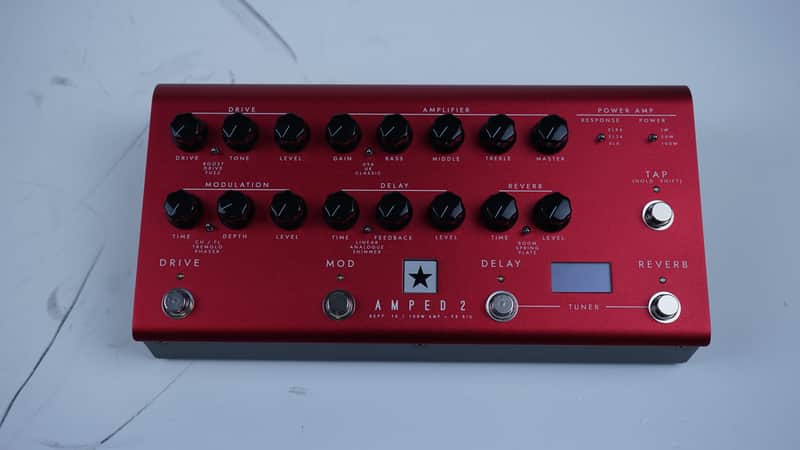 Blackstar AMPED 2 Dept. 10 100-Watt Guitar Amp Pedal 2023 - Present - Red image 1