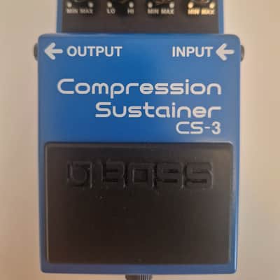 Boss CS-3 Compression Sustainer (Silver Label) 1997 - Present - Blue image 1