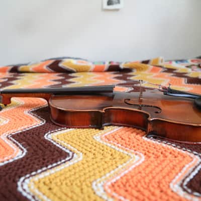 Vintage Violin with Bow and Case image 2